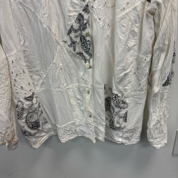 Vintage Ghost by Andrea Sargeant Patchwork Blouse - Picture 8 of 11